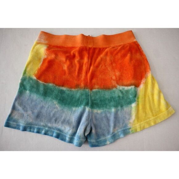 Polo Ralph Lauren Women's Sz XL Beach Dye Tie Dye Drawstring Terry Shorts - Picture 2 of 9